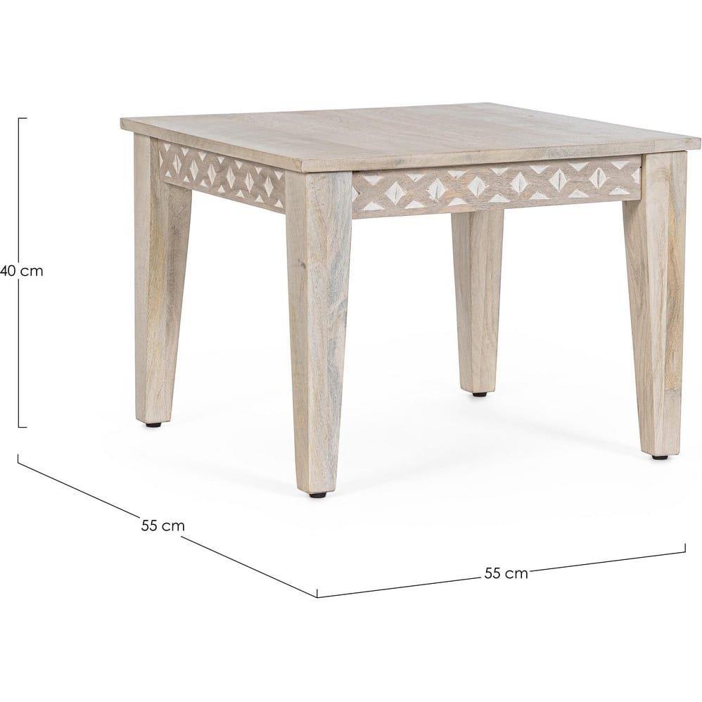 mutoni Table d'appoint Indira 55x55  