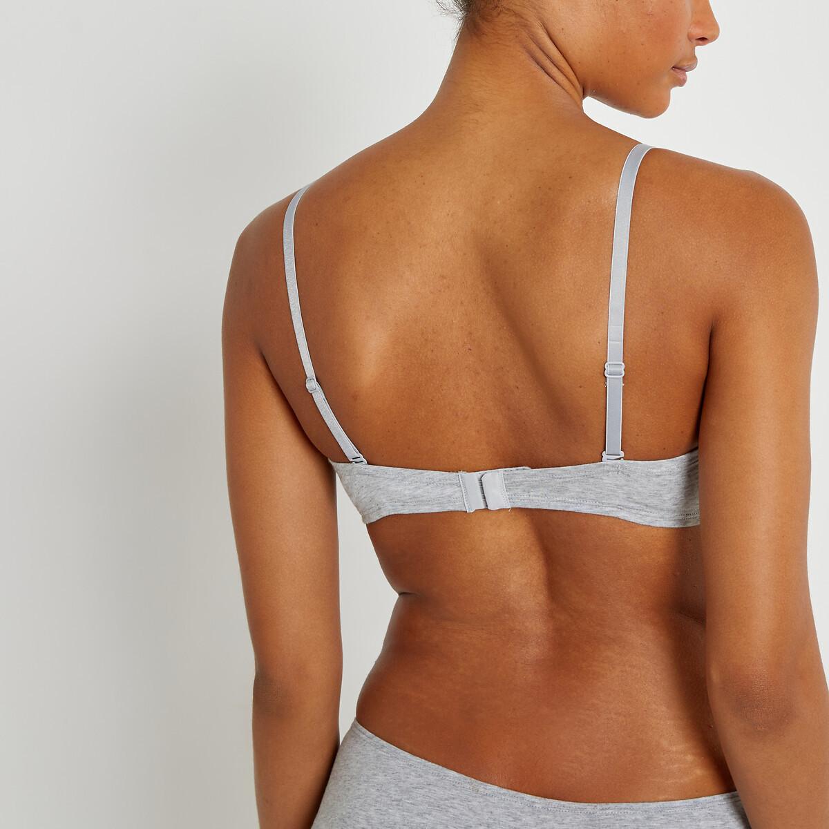 La Redoute Collections Cottone Reggiseno a Triangolo Tinta Unita  