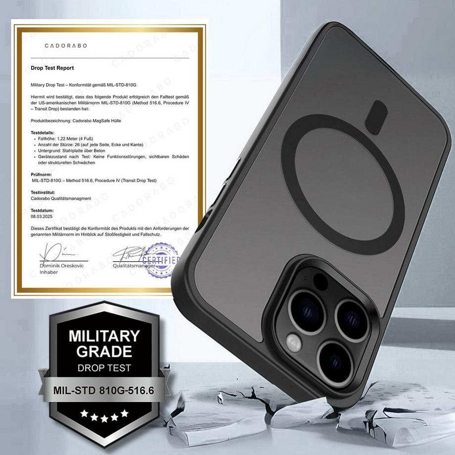 Cadorabo  iPhone 16 PRO MAX Hülle MagSafe kompatibel 