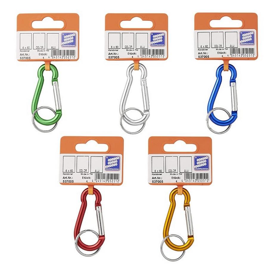 Pricenet  Karabinerhaken Aluminium 5x50mm. 160 daN 