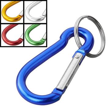 Gancio per carabina in alluminio 5x50mm. 160 daN