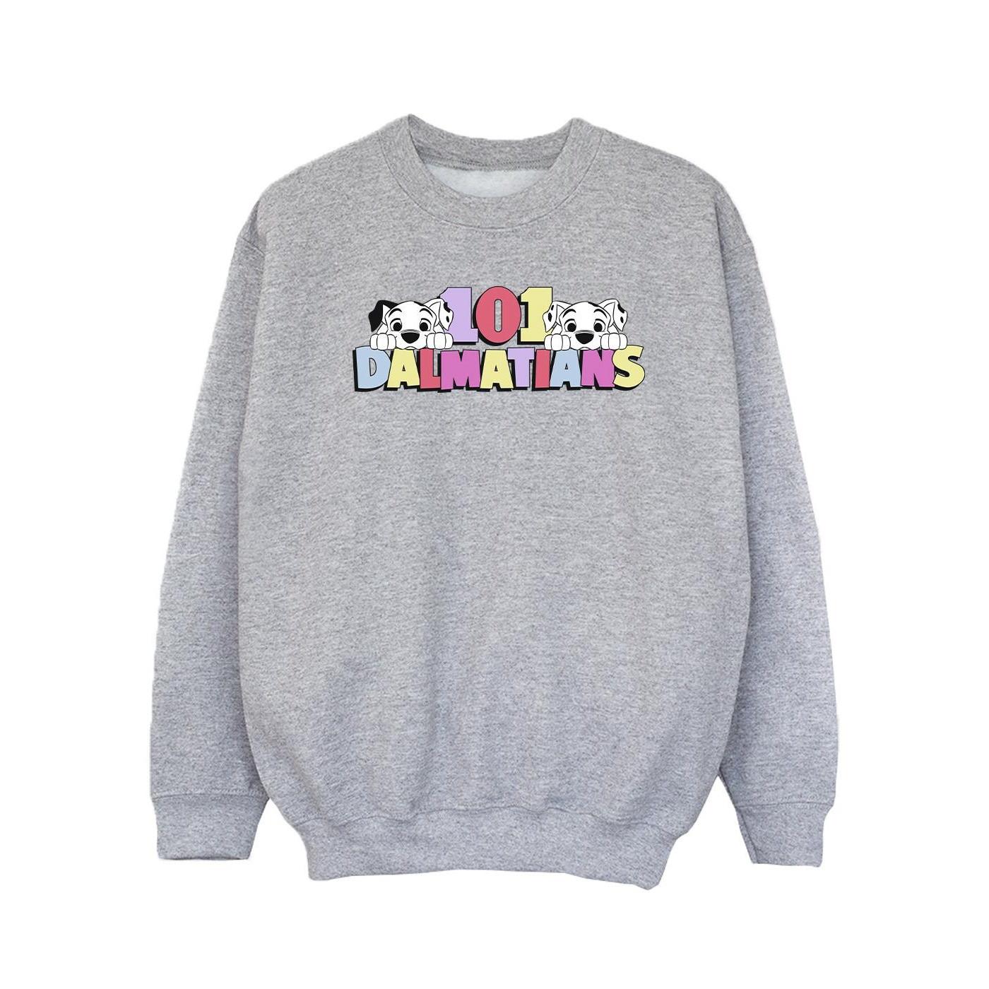 Image of 101 Dalmatians Multi Colour Sweatshirt Unisex Grau 140/146