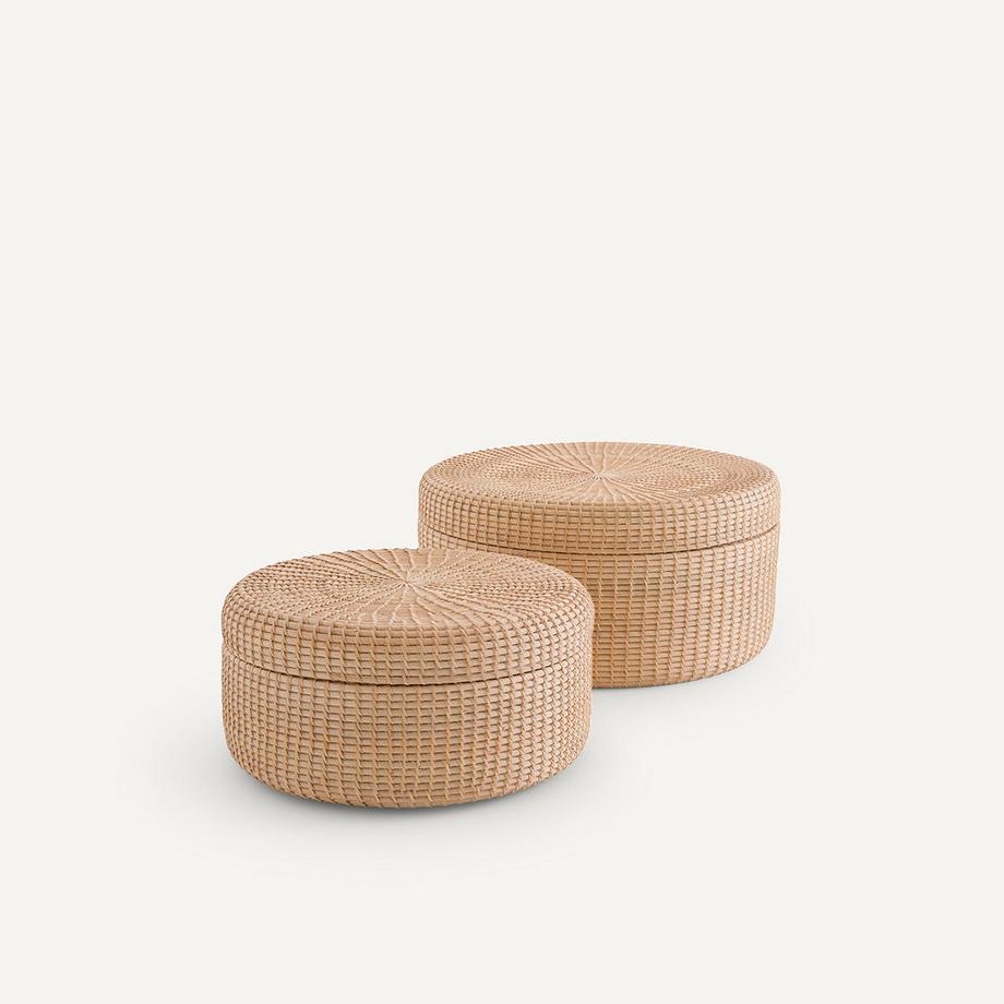 AM.PM Boîte de rangement en rotin  