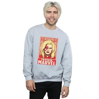 MARVEL  Captain Ornament Sweatshirt 