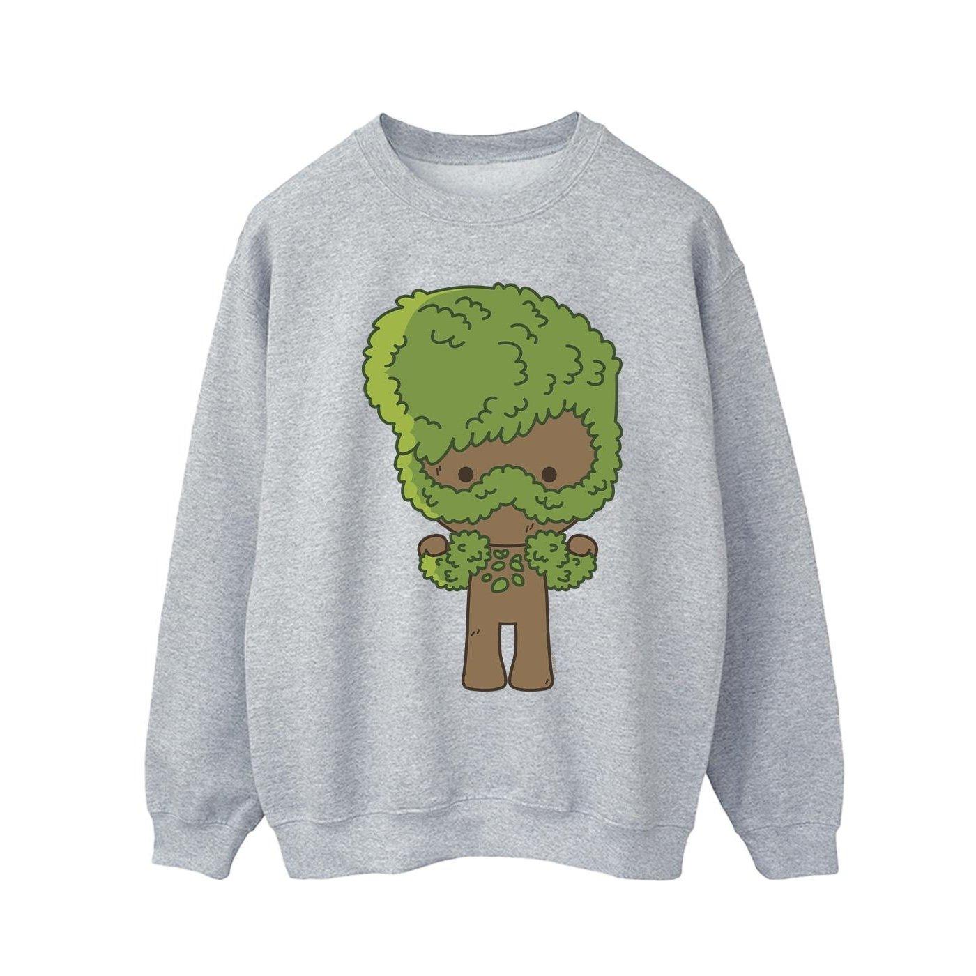Image of I Am Groot Chibi Flex Sweatshirt Herren Grau S