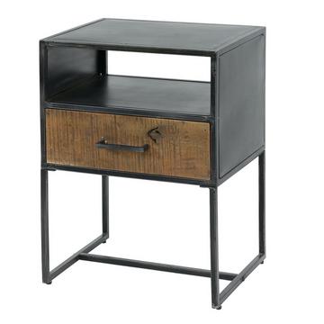 Table de nuit Blend bois dur robuste