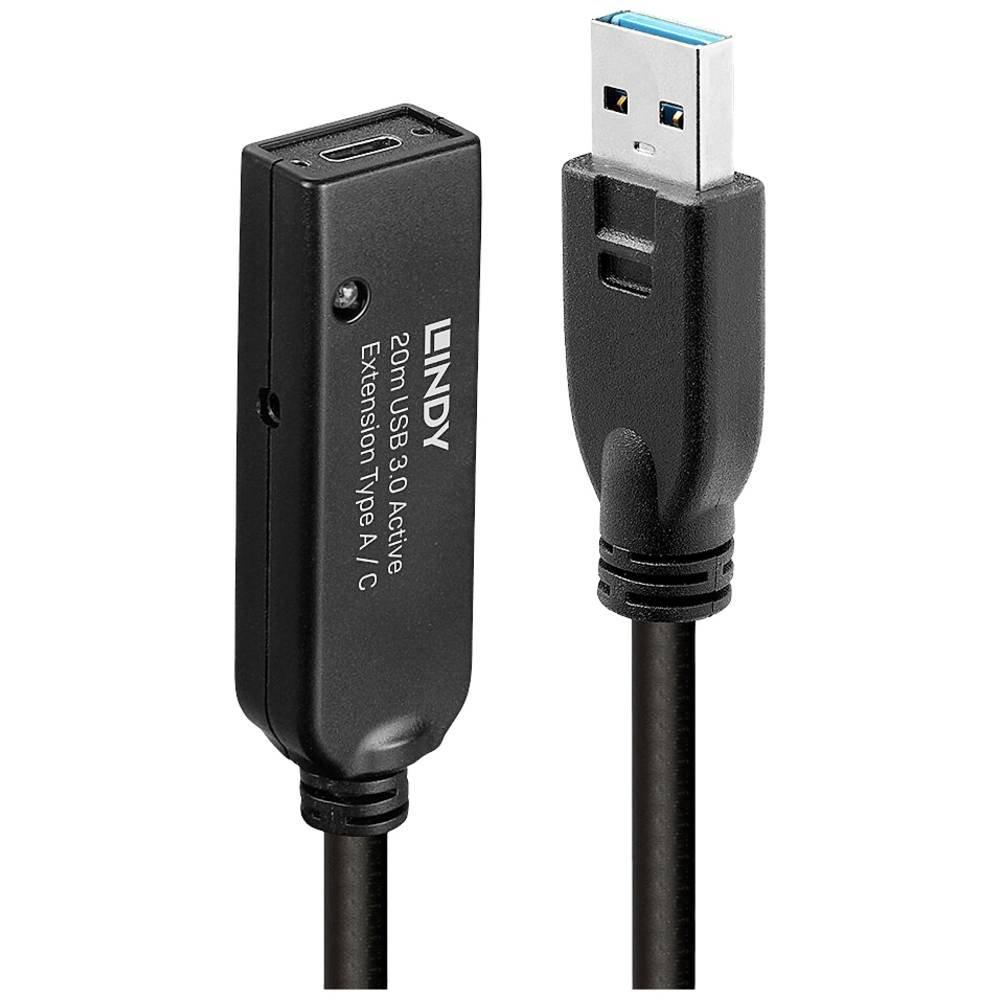 LINDY  USB Kabel 20 m USB 3.2 Gen 1 (3.1 Gen 1) USB A 