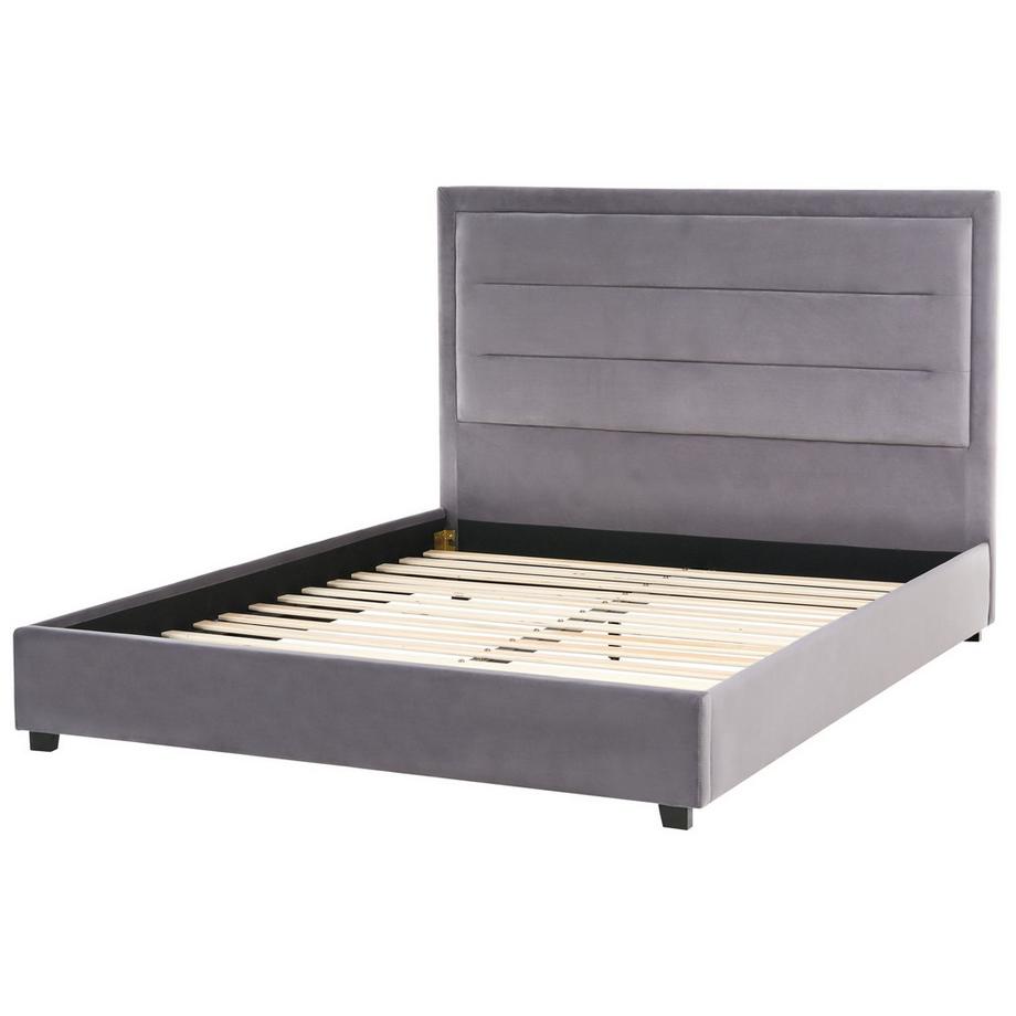 Beliani Letto en Velluto Moderno ROUEN  