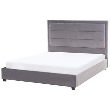 Lit avec sommier en Velours Moderne ROUEN