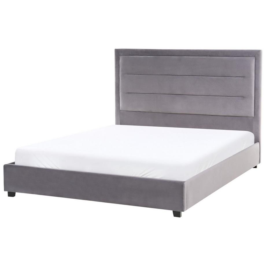 Beliani Letto en Velluto Moderno ROUEN  