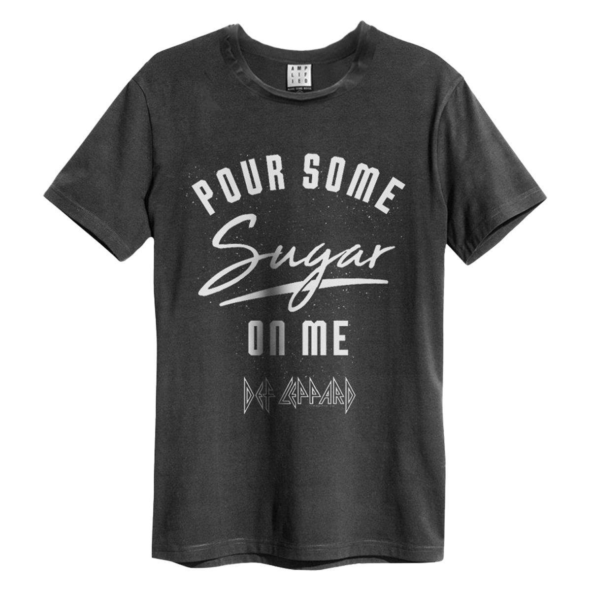 Image of Pour Some Sugar On Me Tshirt Damen Charcoal Black XL