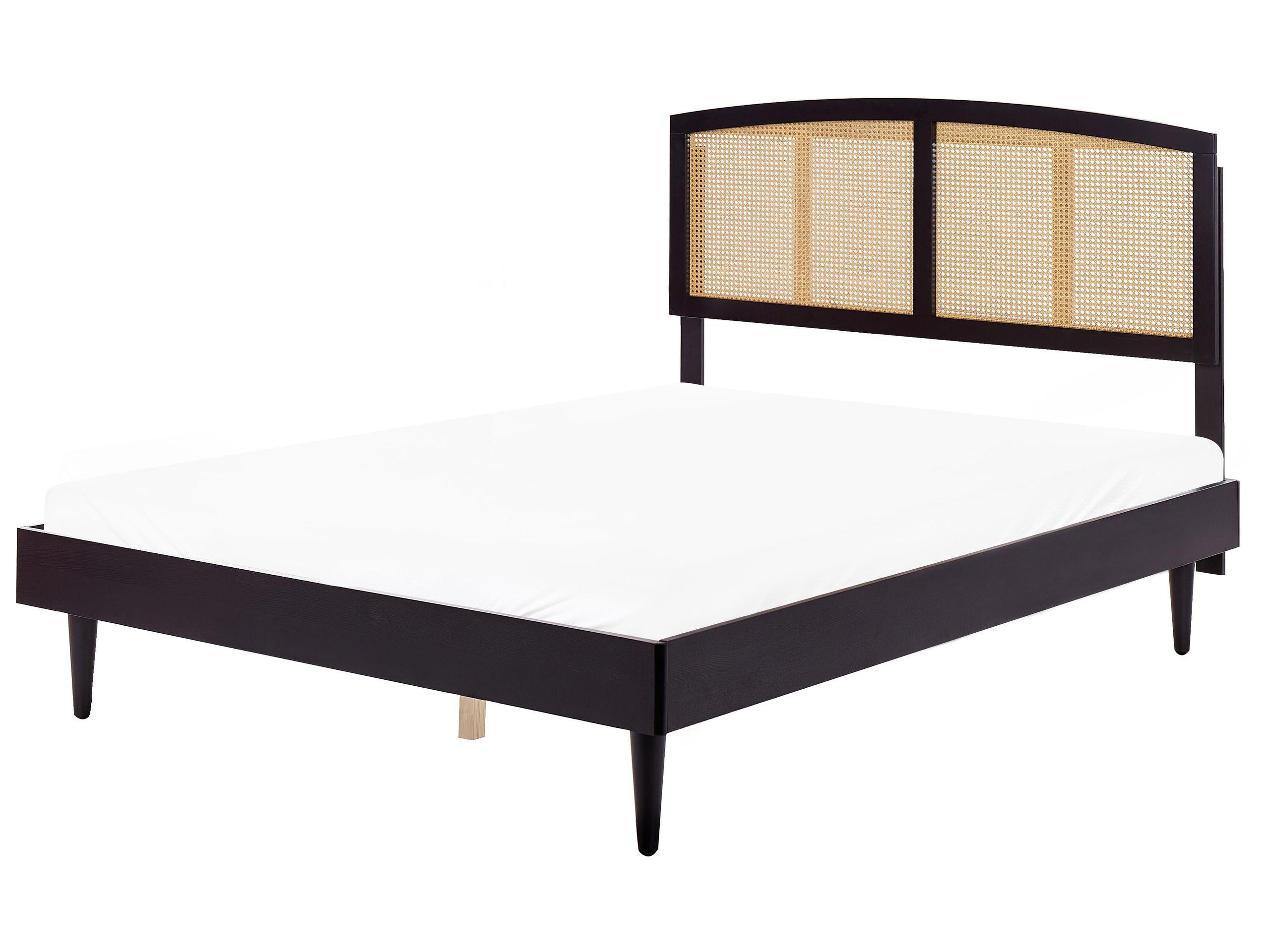 Beliani Letto en Legno di caucciù Rustico VARZY  