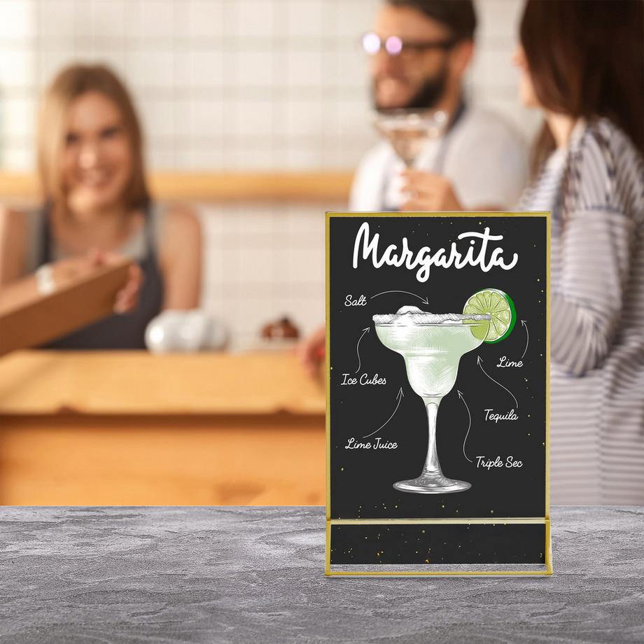 Northix  6er Set Tischaufsteller DIN A5 