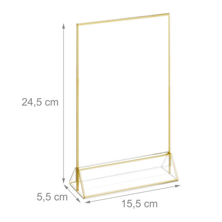 Northix  6er Set Tischaufsteller DIN A5 