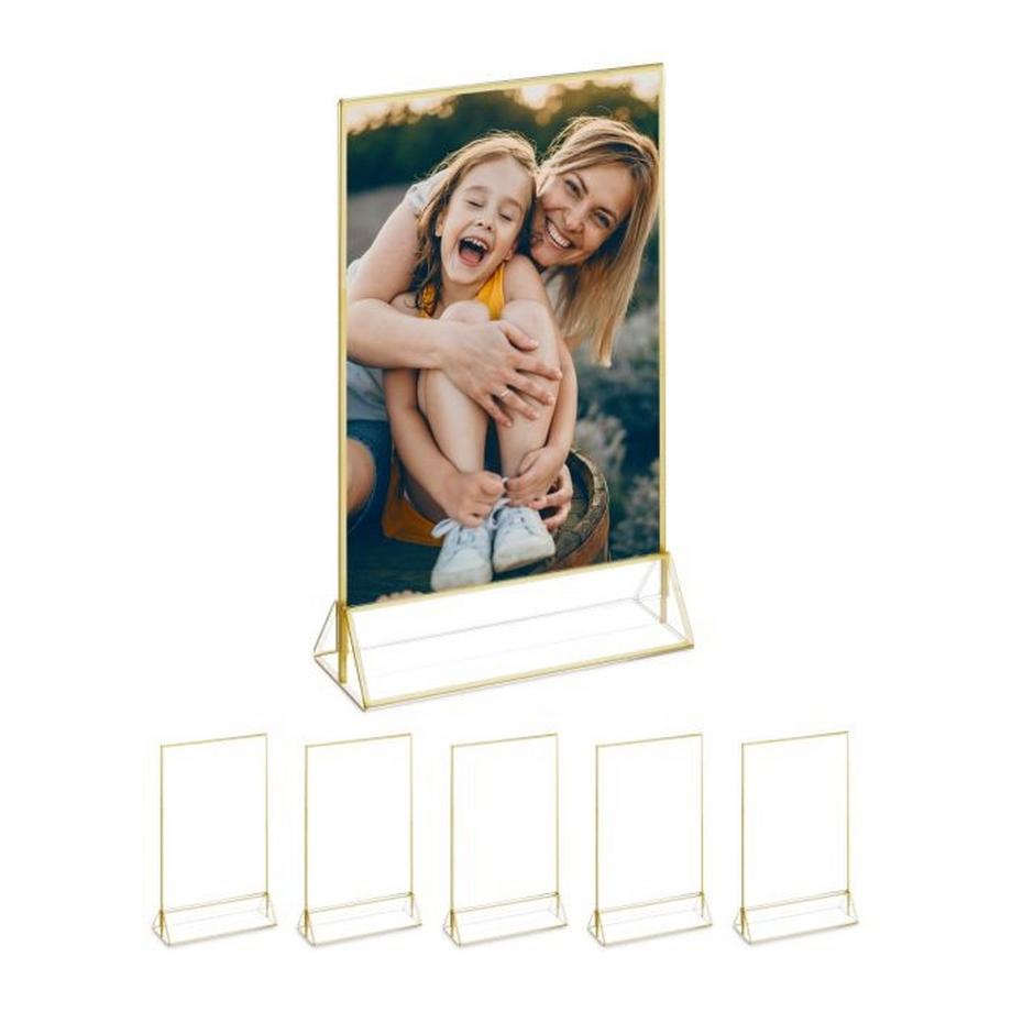 Northix  6er Set Tischaufsteller DIN A5 