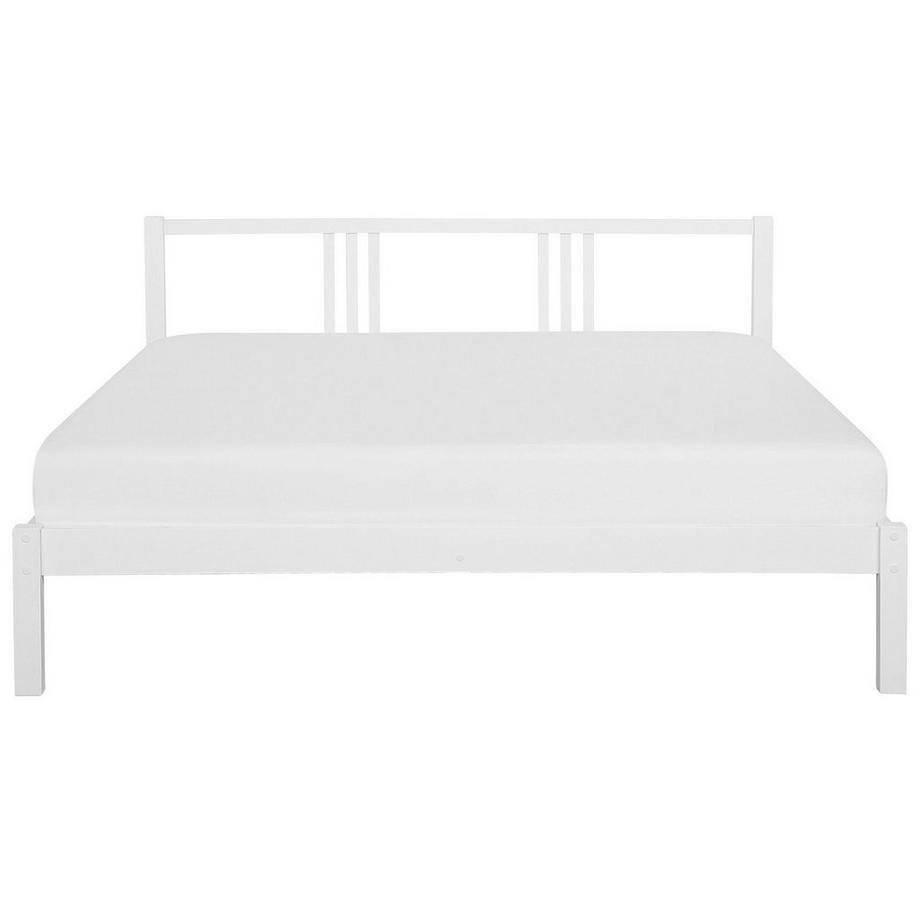 Beliani Lit à lattes en Bois de pin Traditionnel VANNES  