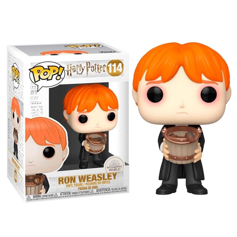 Funko  Figura POP Harry Potter Ron che vomita lumache con secchiello 