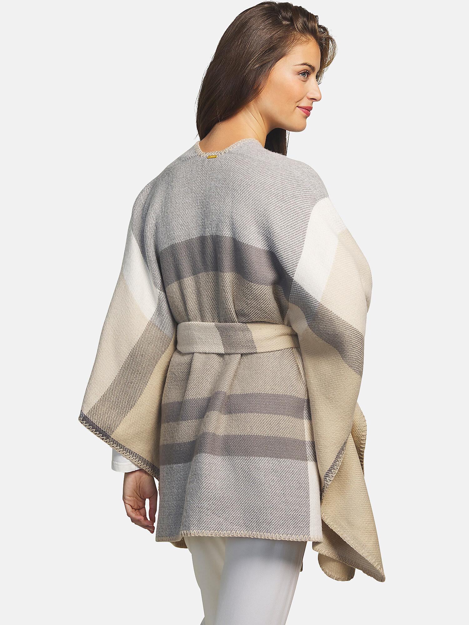 Selmark  Poncho mit Gürtel Complementos Romantica 