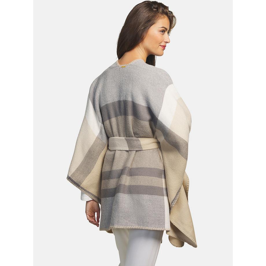 Selmark Poncho con cintura Complementos Romantica  