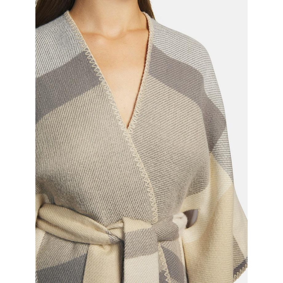 Selmark Poncho con cintura Complementos Romantica  