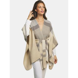 Selmark  Poncho mit Gürtel Complementos Romantica 