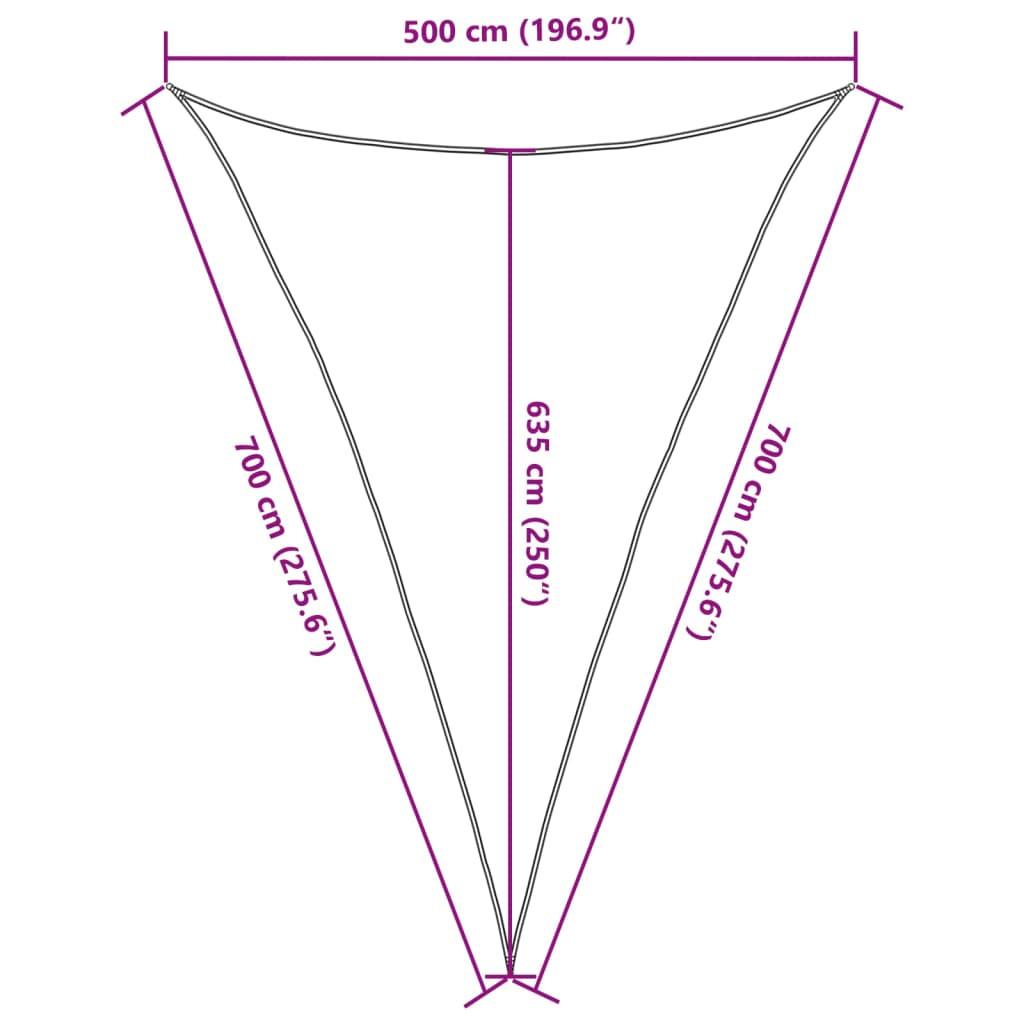 VidaXL Voile d'ombrage  