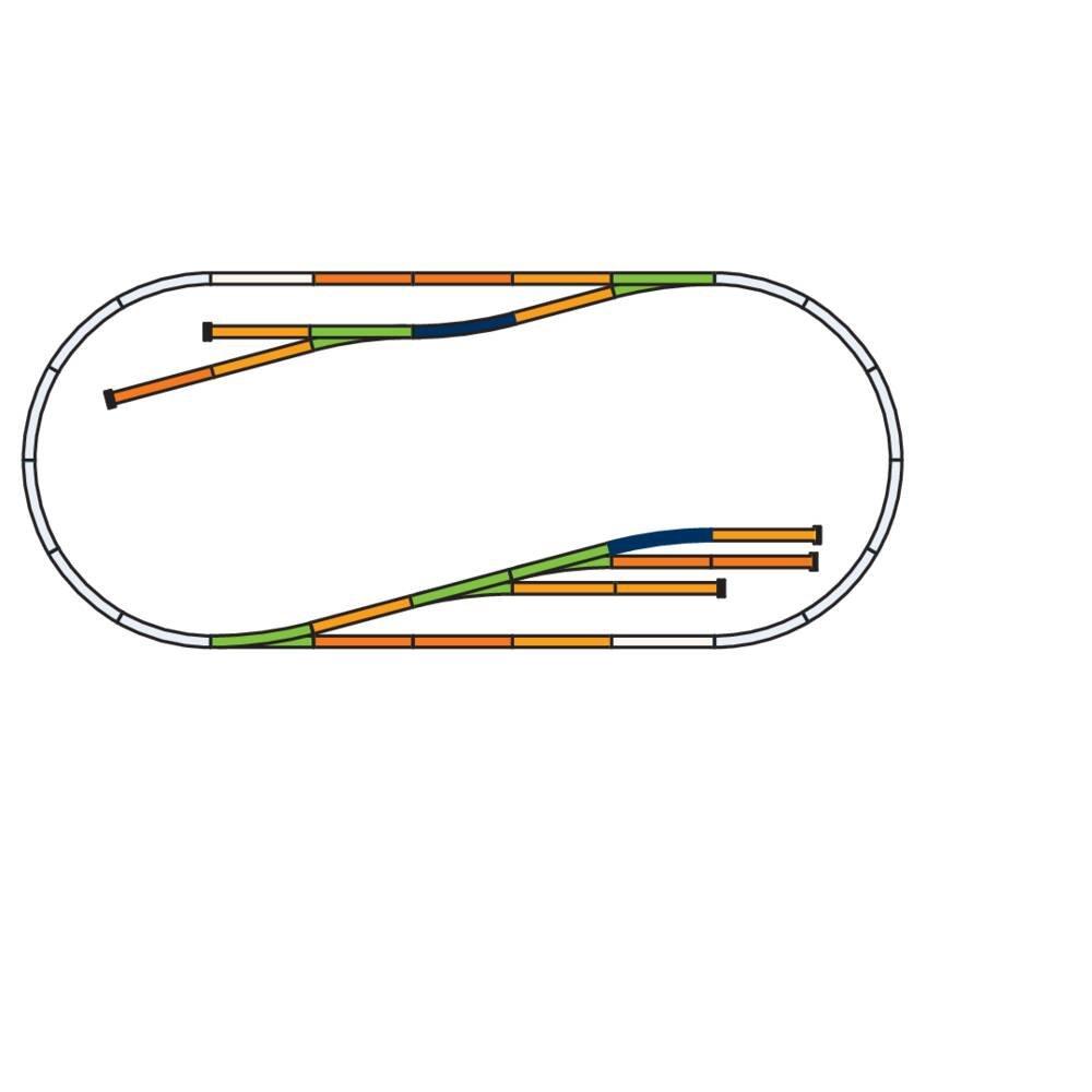 Image of H0 Gleis-Ergänzungs-Set D Multicolor