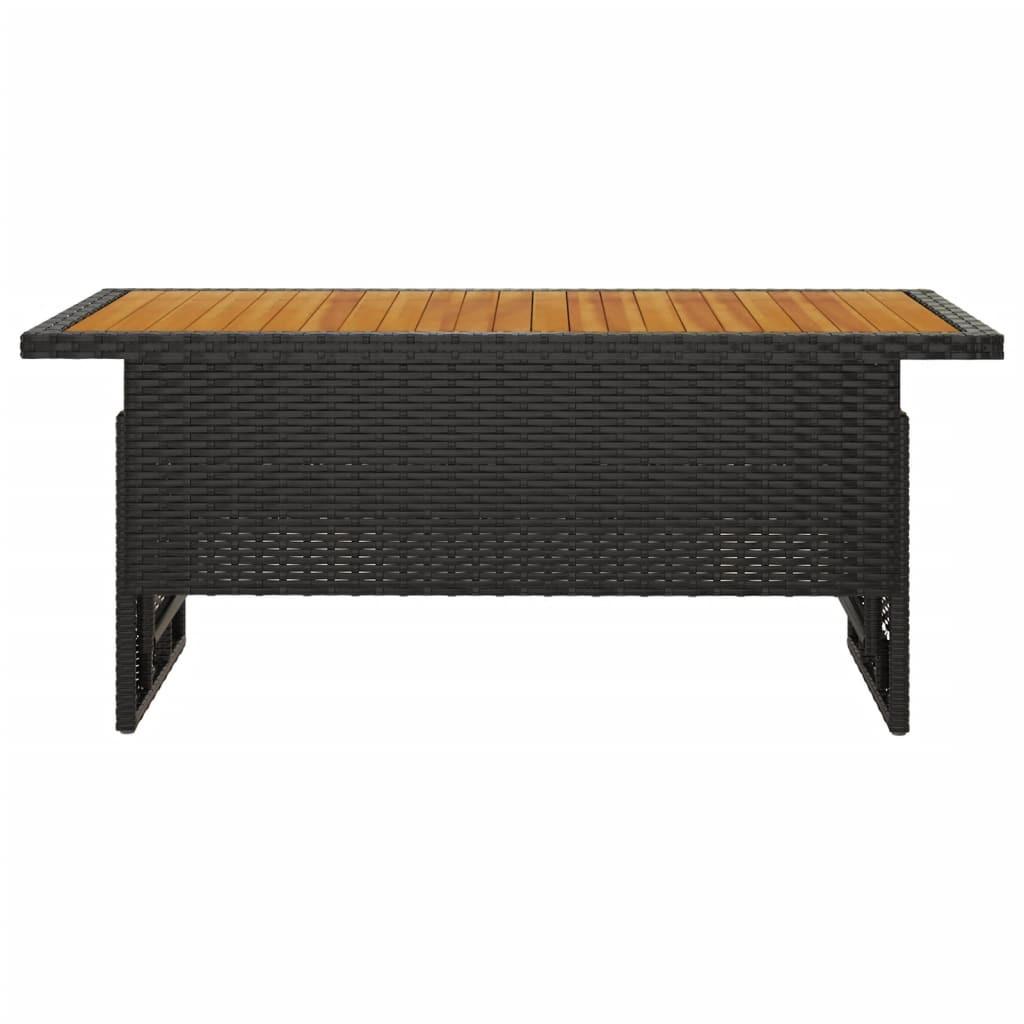 VidaXL Table de jardin rotin synthétique  