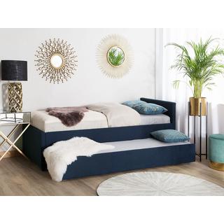 Beliani Bett mit Lattenrost aus Polyester Modern MARMANDE  