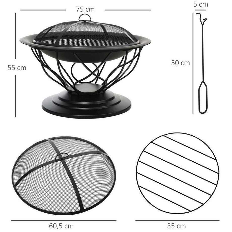 Outsunny  Feuerschale 