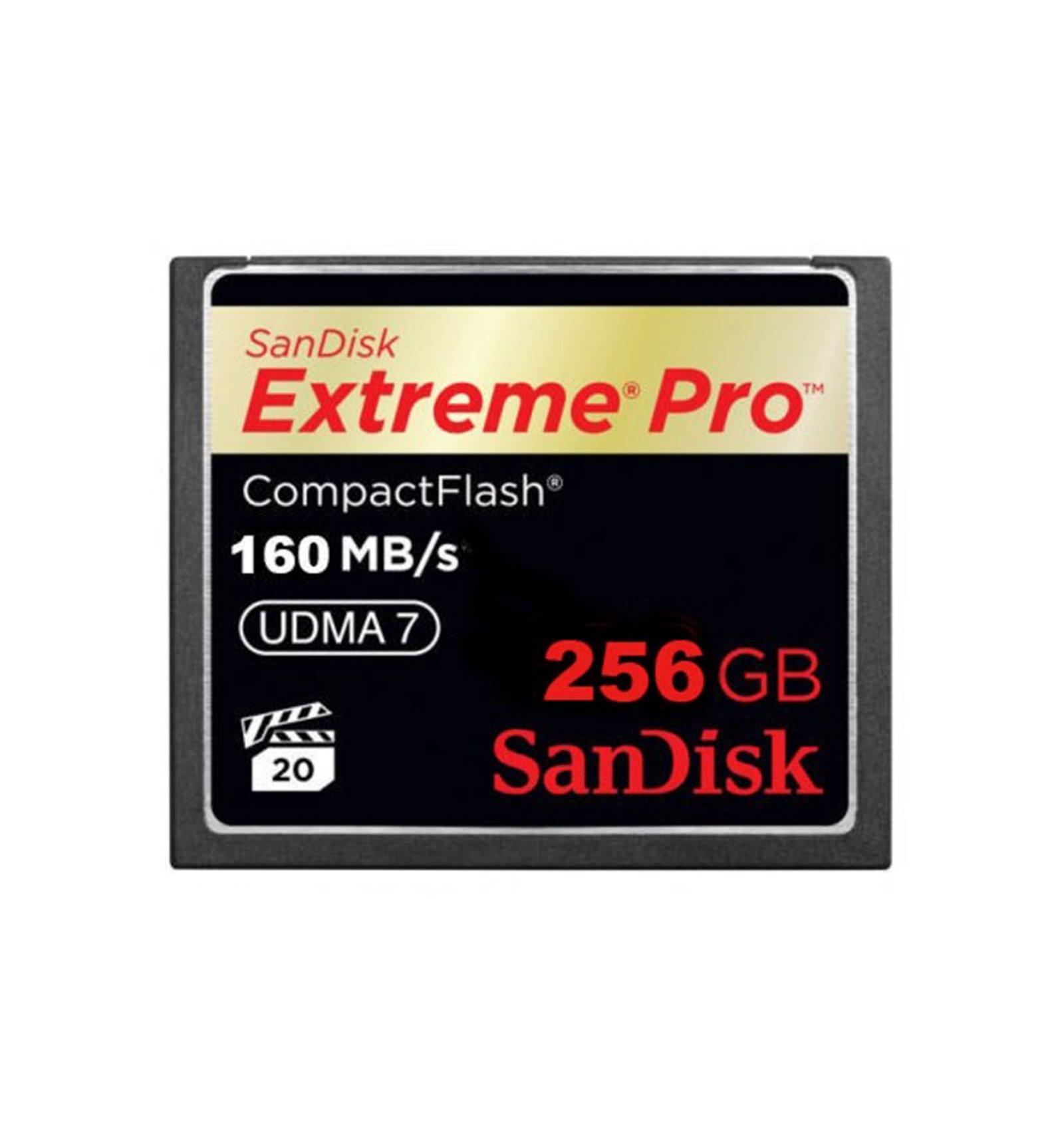SanDisk  SanDisk Extreme PRO, 256GB CompactFlash 