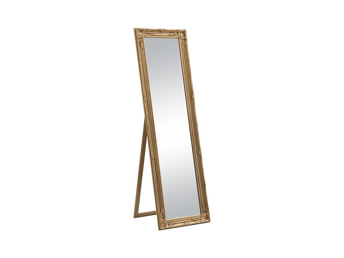 OZAIA Miroir sur pied en bois d'eucalyptus HONORE 1Doré  