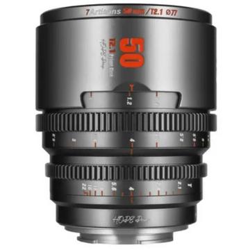 7Artisans 50mm T2.1 Prime Cine (M 43) Titane