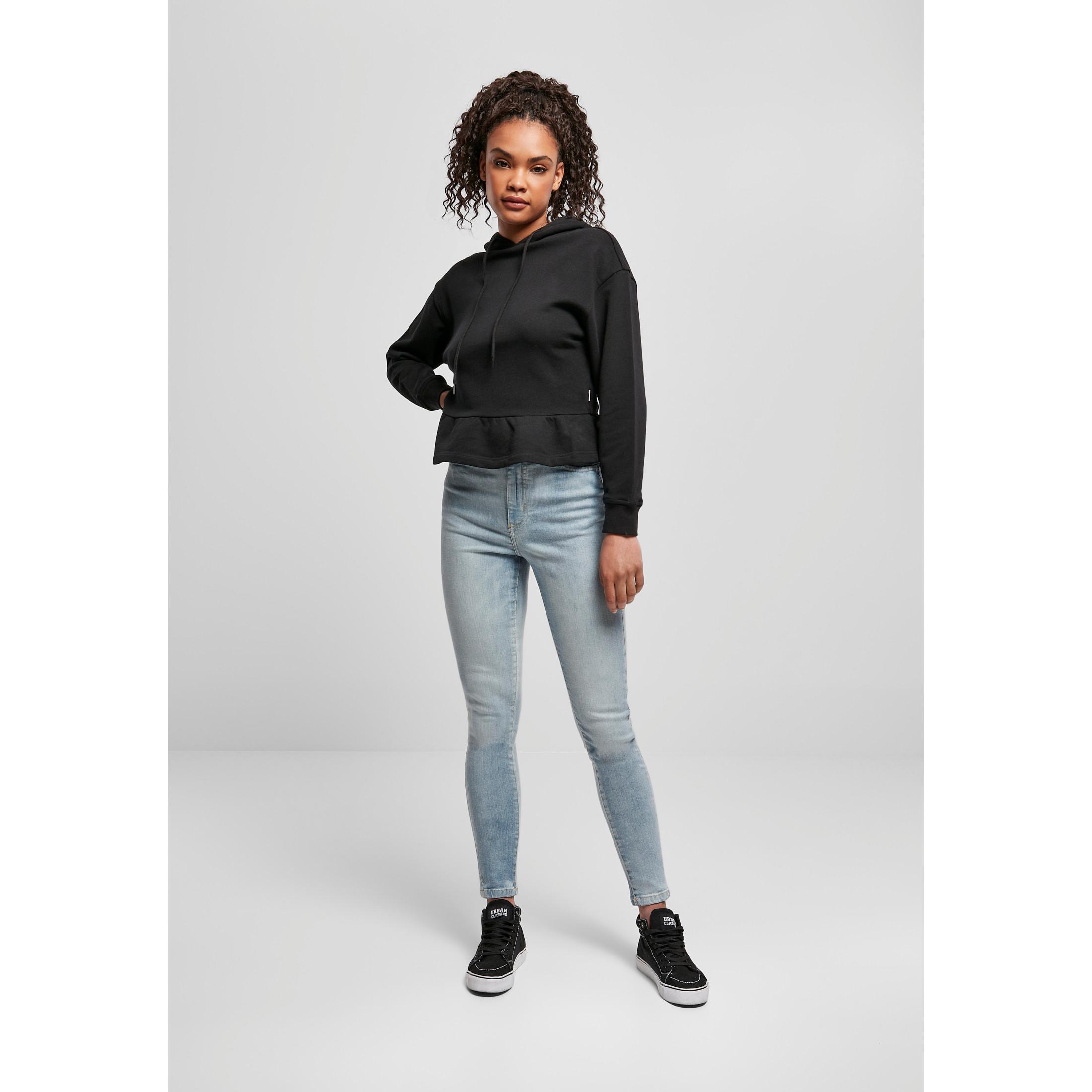 URBAN CLASSICS Organic Volants Hoodie  