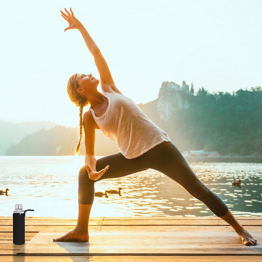 B2X  Getränkeflasche Glas 500 ml 6er Set 