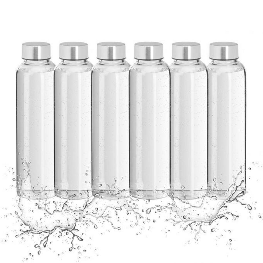 B2X  Getränkeflasche Glas 500 ml 6er Set 