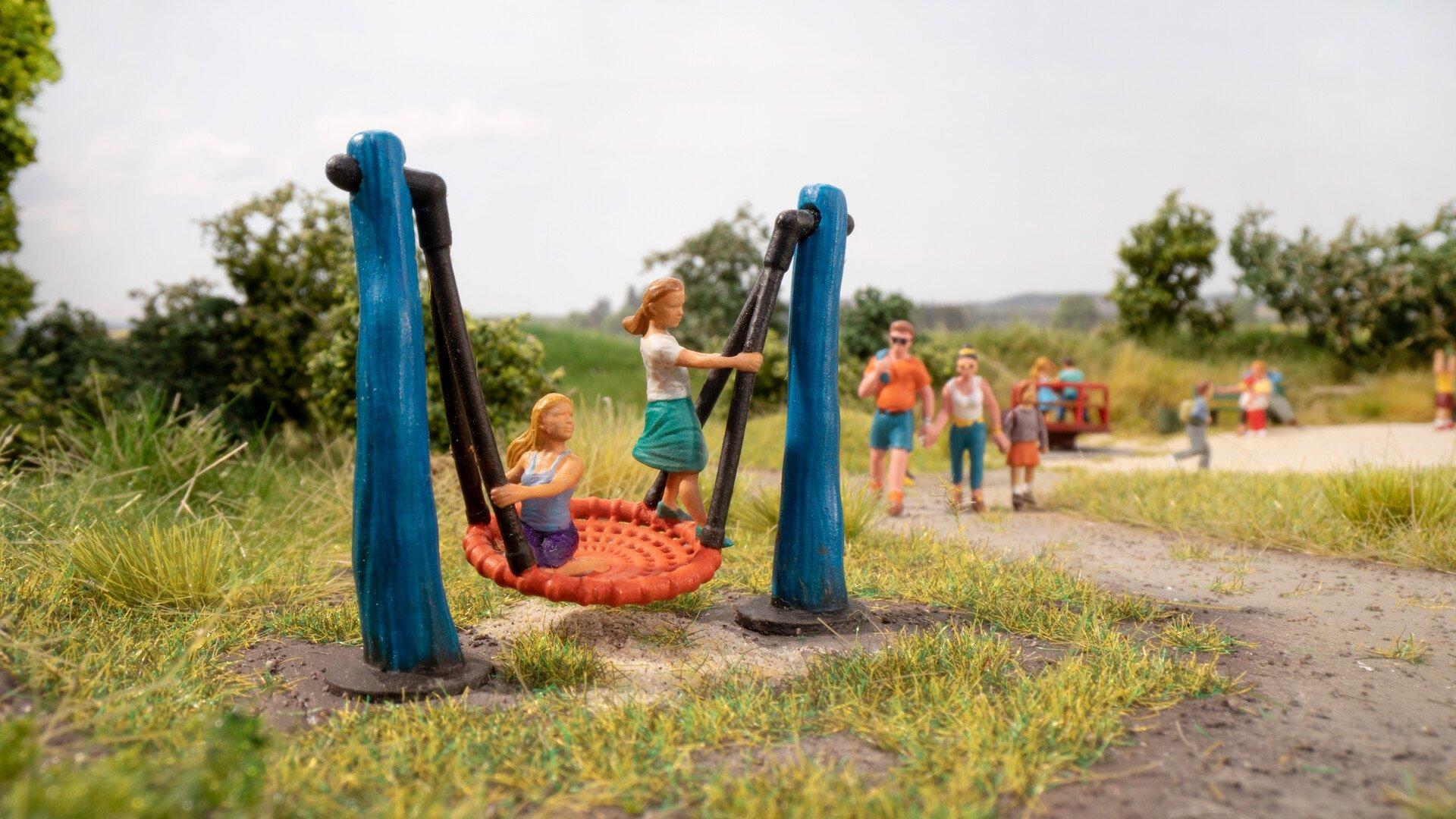 Image of micro-motion Vogelnestschaukel Multicolor