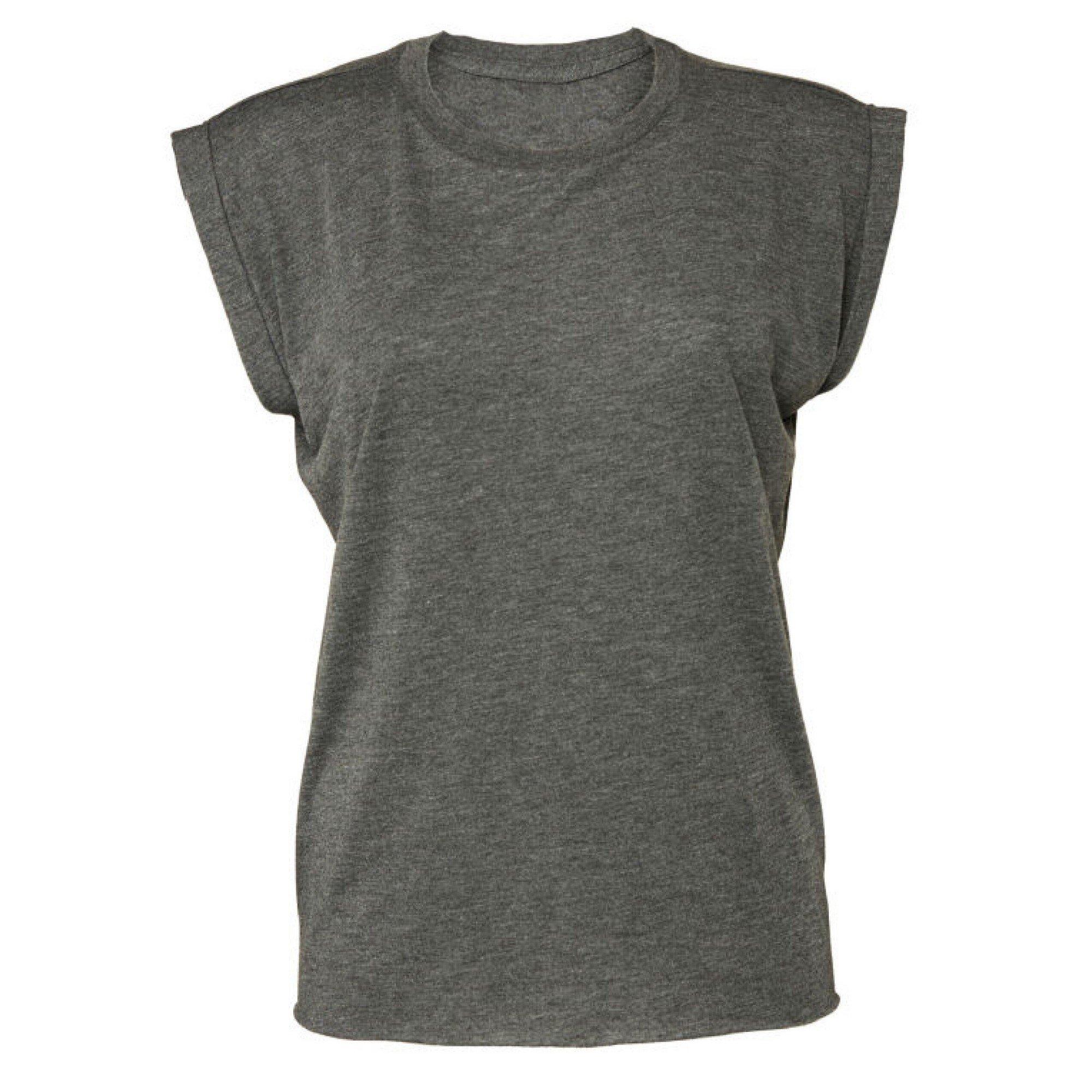 Image of Muscletshirt, Fließendes Material Unisex Grau S