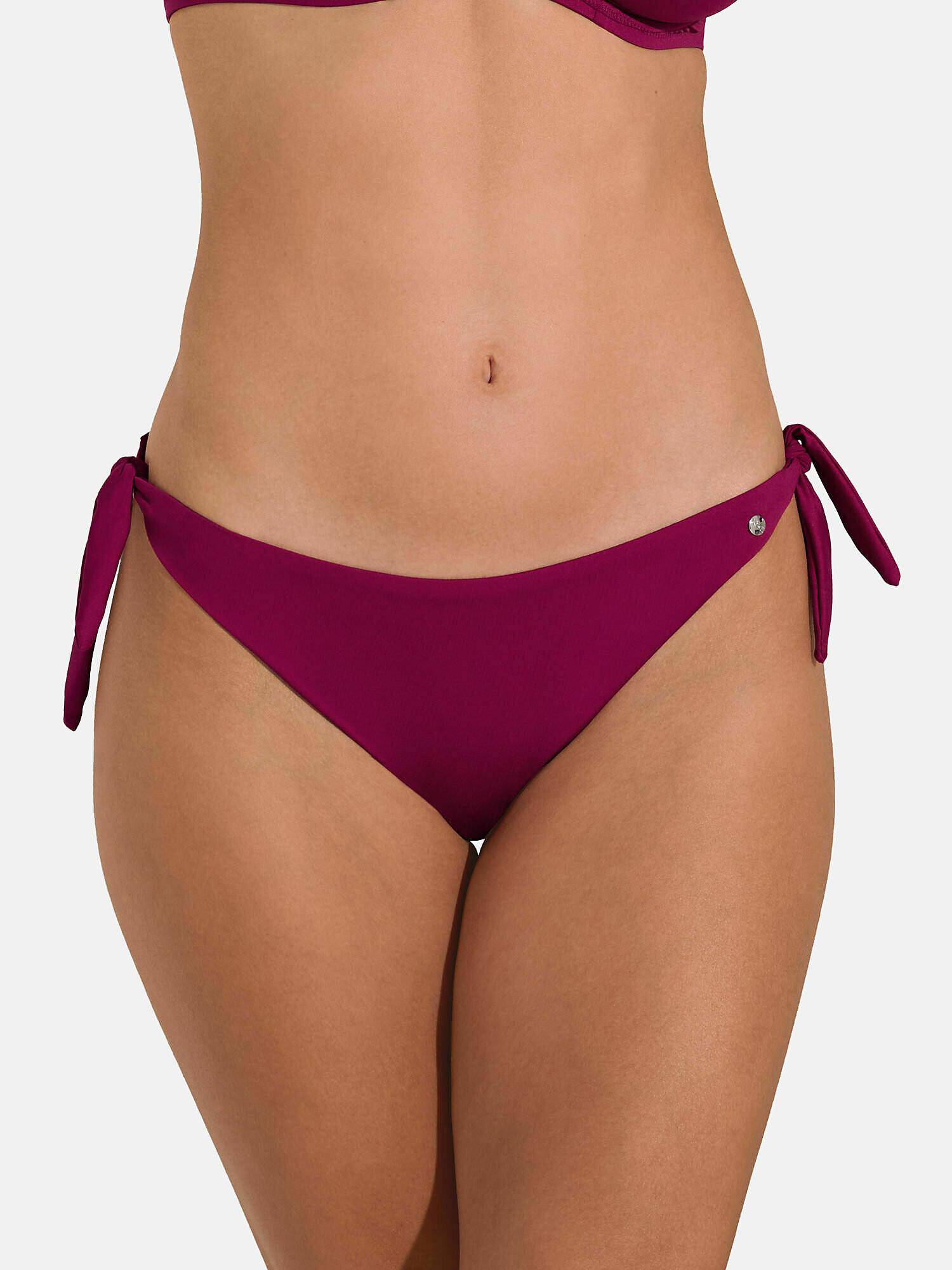 Image of Bikinistrümpfe Badehose Mit Rüschen Palma Unisex Violett Bedruckt 40