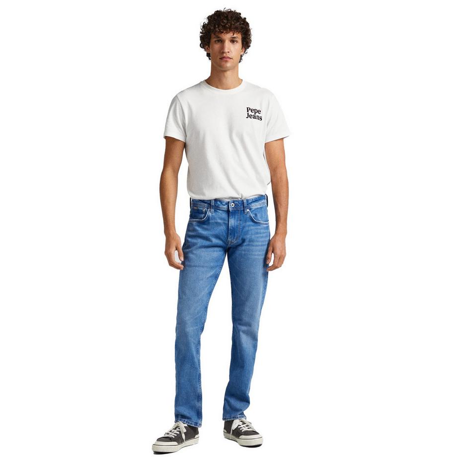 Pepe Jeans London Cash Slim Fit Straight Leg Jeans  