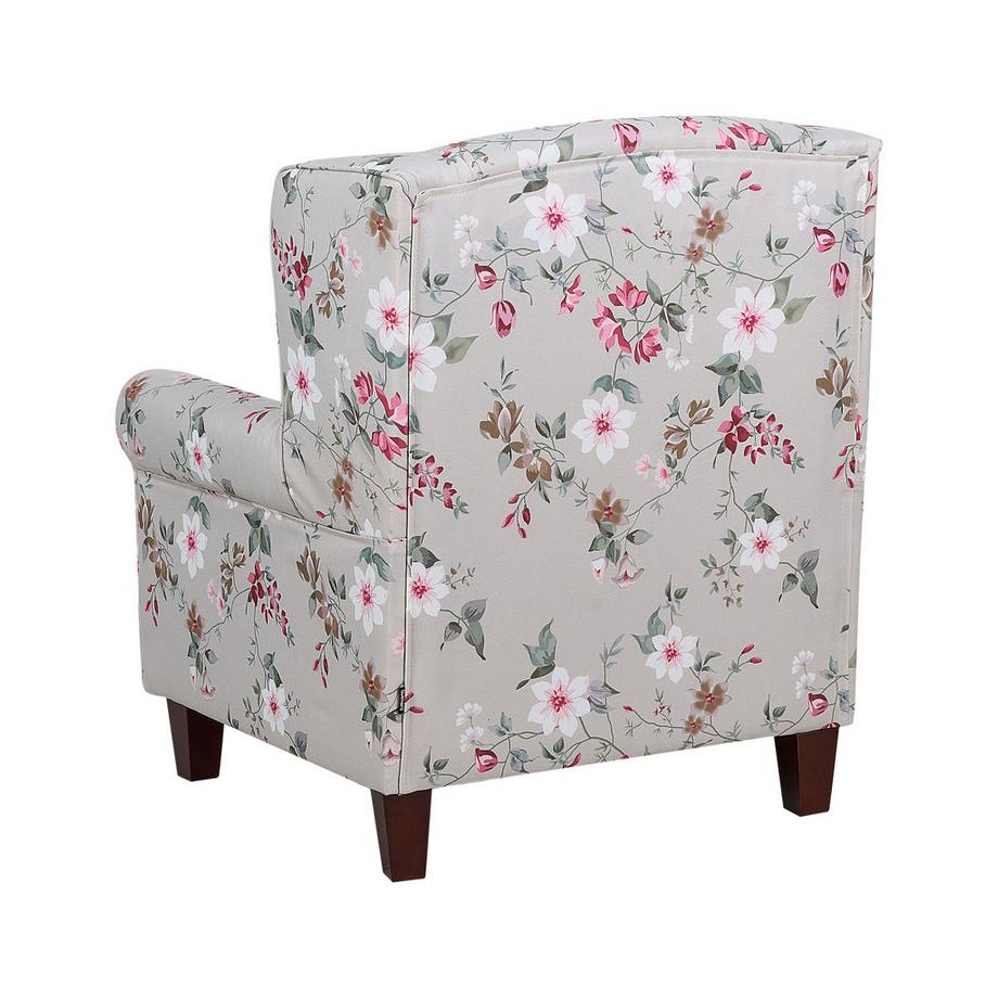 Beliani Ohrensessel aus Stoff Retro HAMAR  