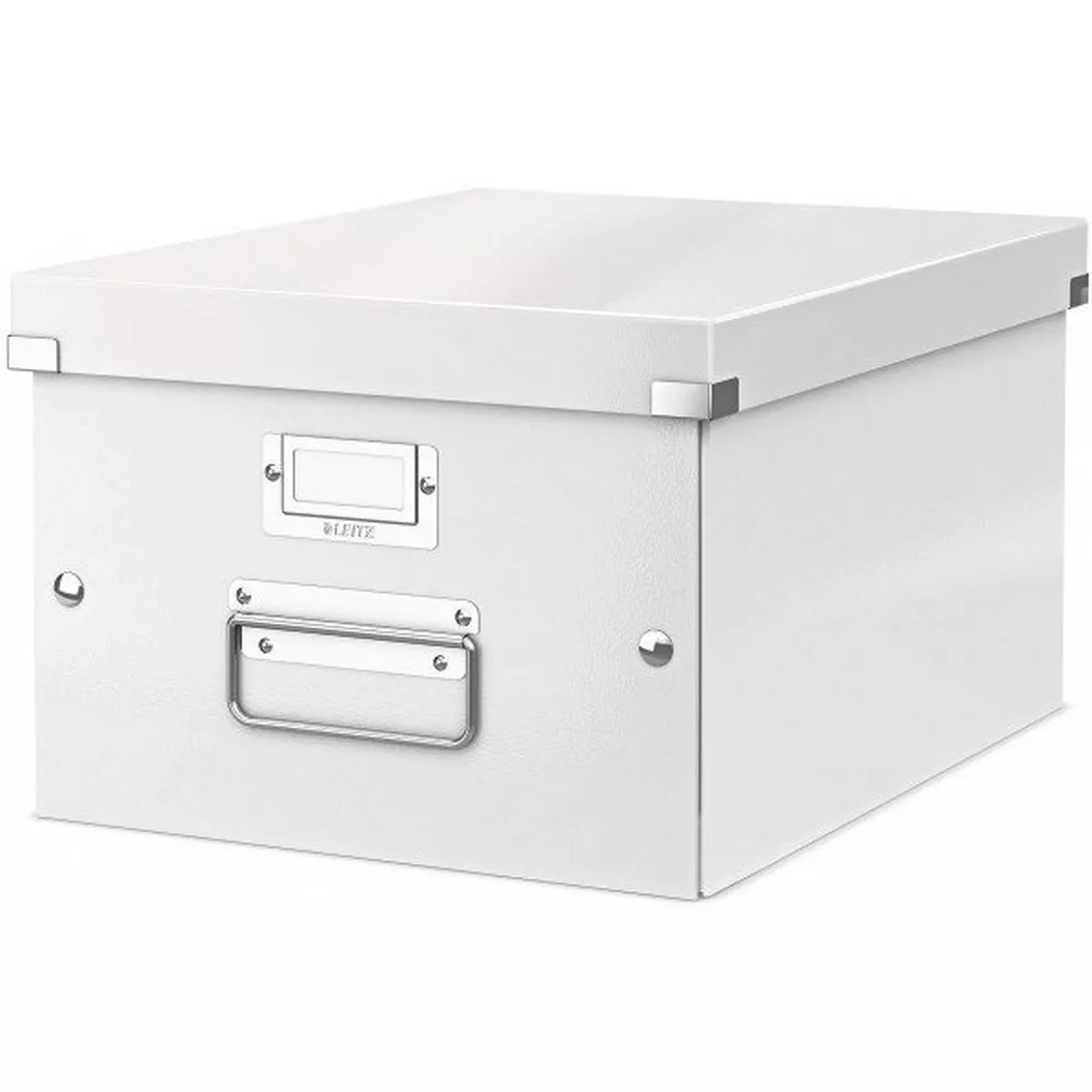 Leitz Click & Store Collapsible Storage Box Medium For A4 White