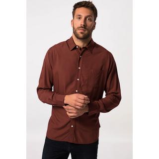 JP1880  Chemise en viscose à manches longues, coupe Modern Fit et col Kent - jusqu'au 8 XL 