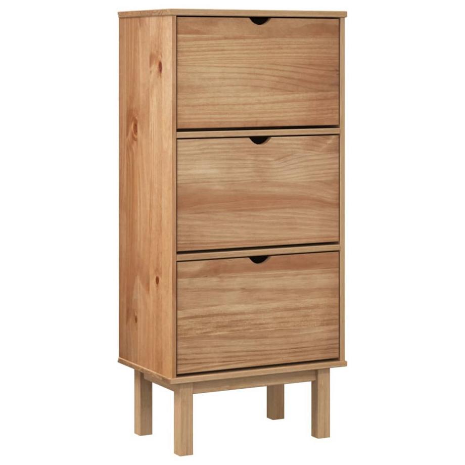 Armoire à chaussures bois de pin