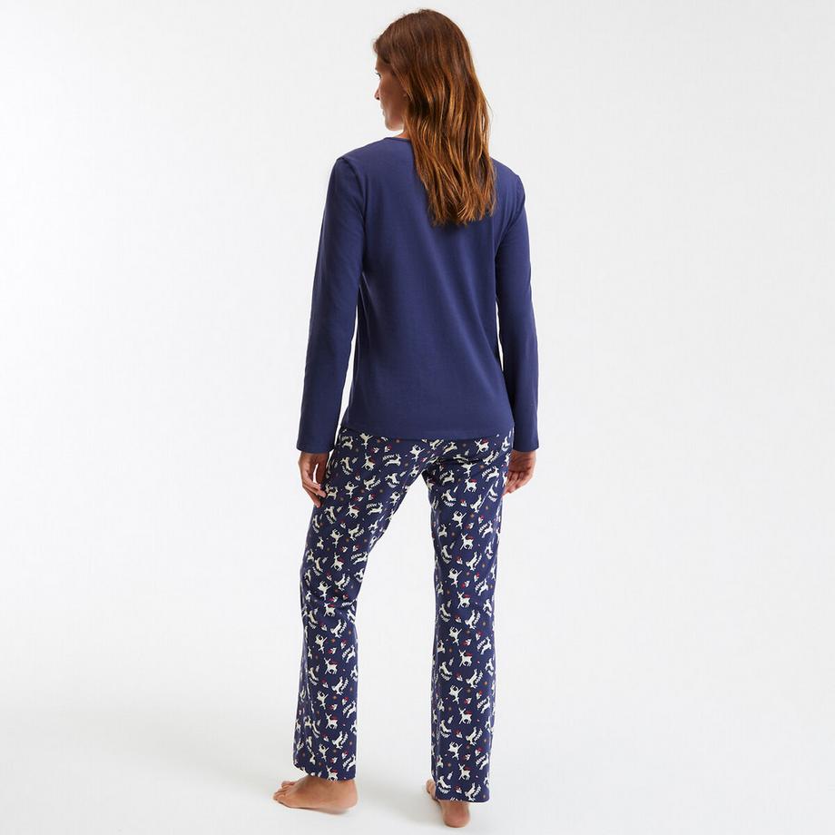 SO'HOME Pyjama Longues Manches Imprimé Rennes  