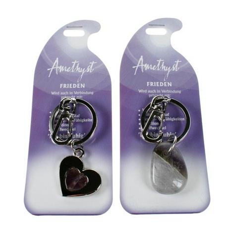 Roost Amethyst Frieden Schlüsselanhänger 2 Motive  