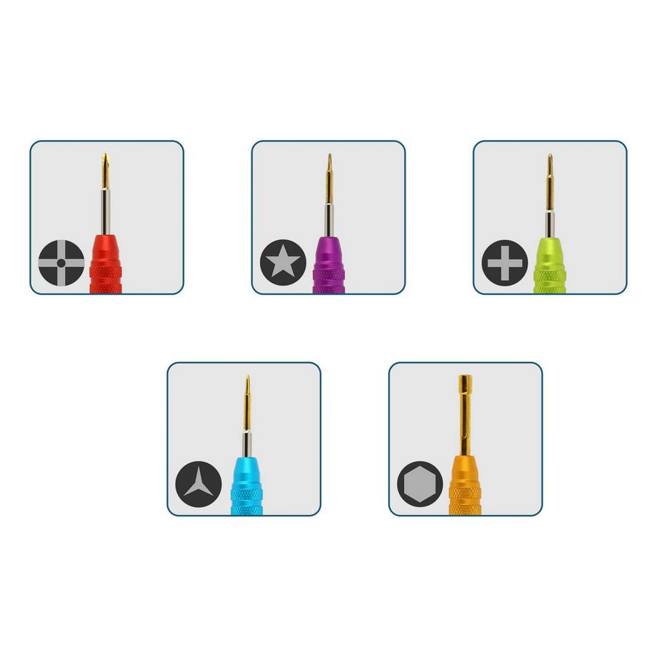 Avizar  Werkzeugset 5x Schraubendreher 