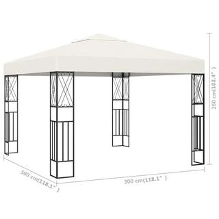 VidaXL gazebo Tessuto  