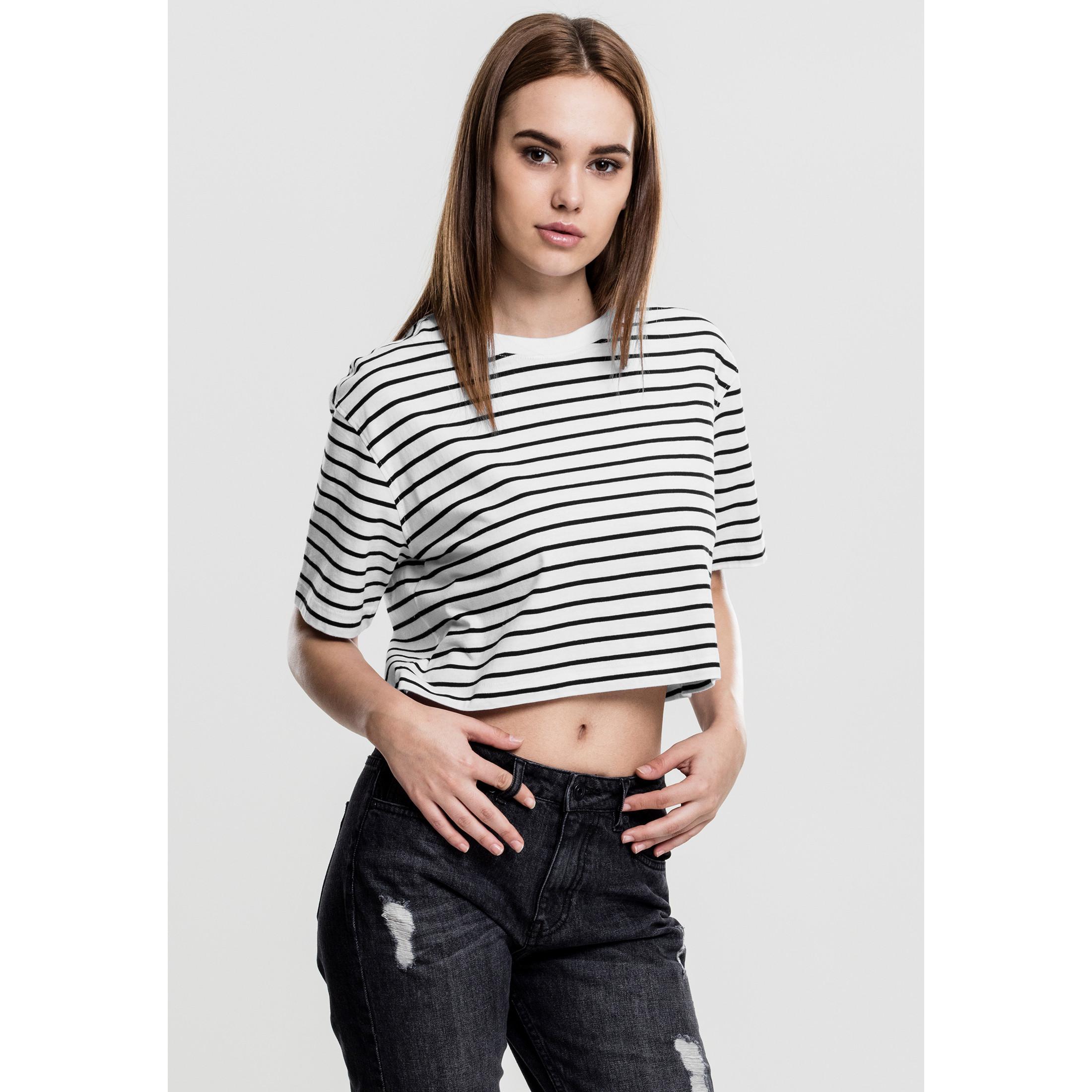 URBAN CLASSICS  t-shirt urban classic striped oversized 