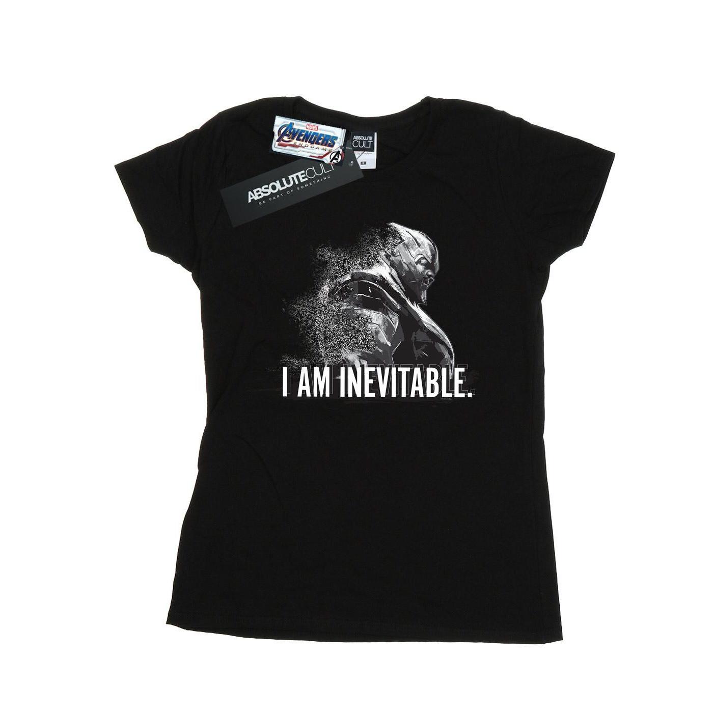 Image of Avengers Endgame I Am Inevitable Tshirt Damen Schwarz XL